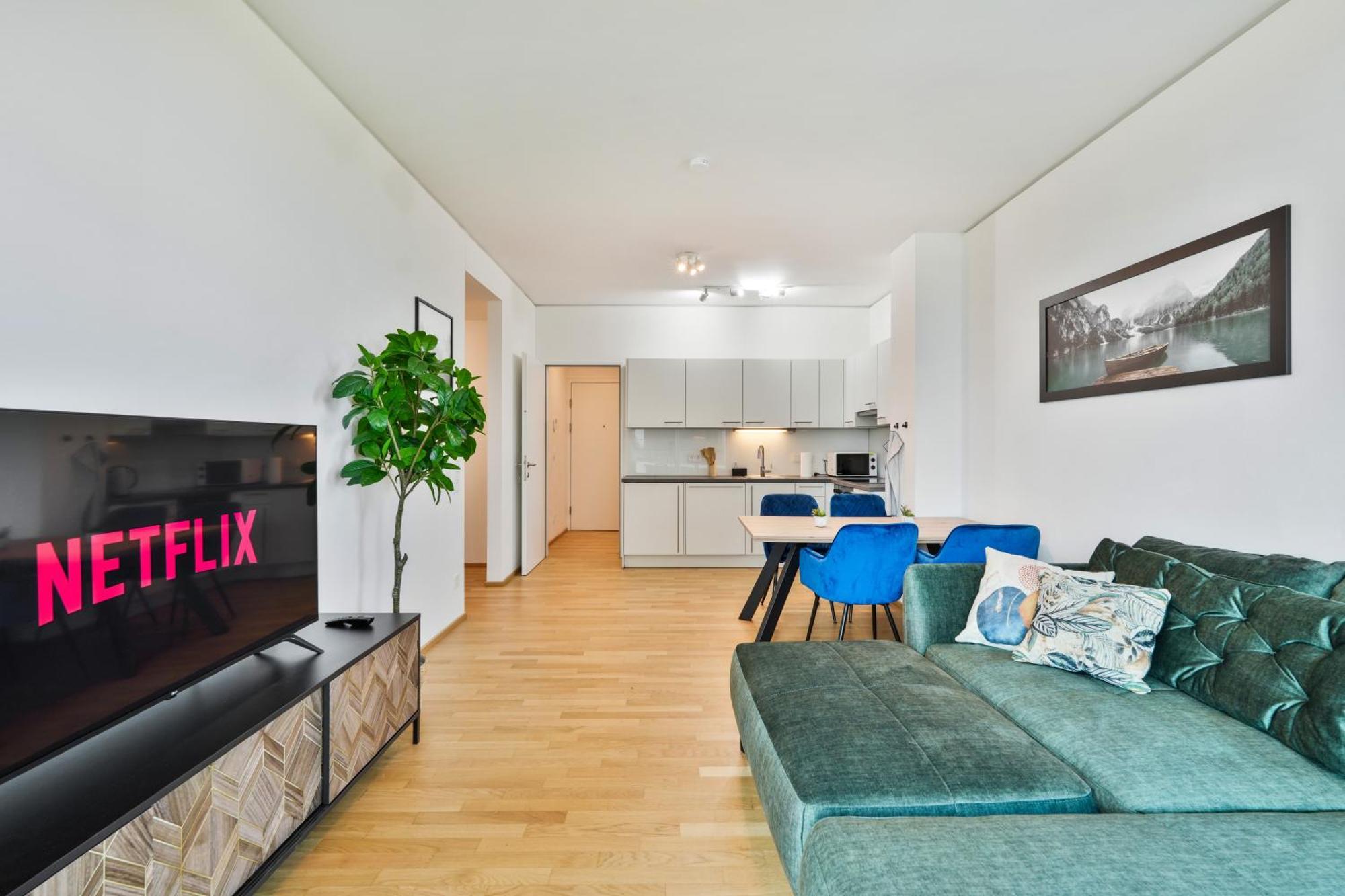 Vienna Sky Apartment I Rooftop Pool I Netflix ภายนอก รูปภาพ