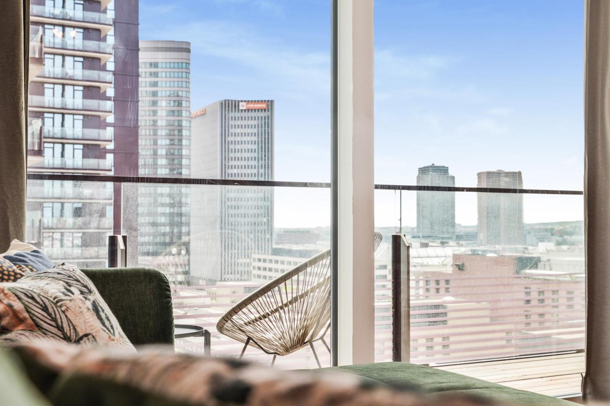 Vienna Sky Apartment I Rooftop Pool I Netflix ภายนอก รูปภาพ